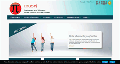 Desktop Screenshot of cours-pi.com